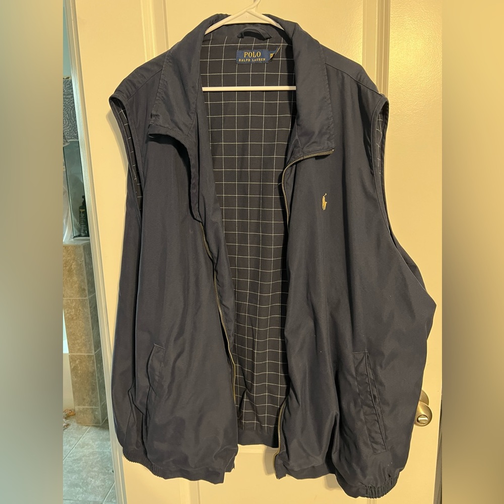 Navy blue vest